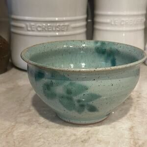 Pottery Bowl teal